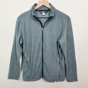 REI Co-op Kids Boy Gray Zip Jacket Size XL (18) K-19312 F17 Long Sleeve Sweater